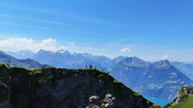 Stoos ridge hiking
