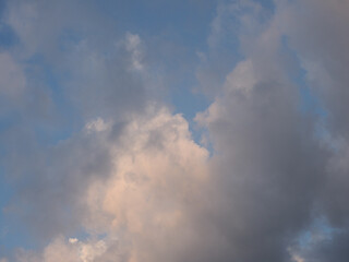 cloudy blue sky background