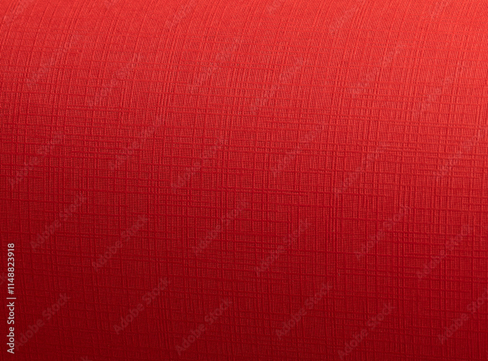 Poster Scarlet paper texture with deep red tones and a crosshatch pattern featuring fine, detailed lines and subtle embossing. The vibrant surface offers a modern, luxurious feel, ideal
