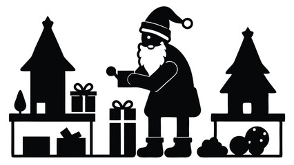 Santa's Workshop with Elves