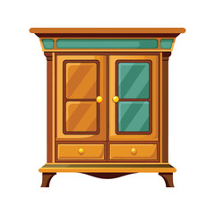 Customizable Cabinet Vector Illustration