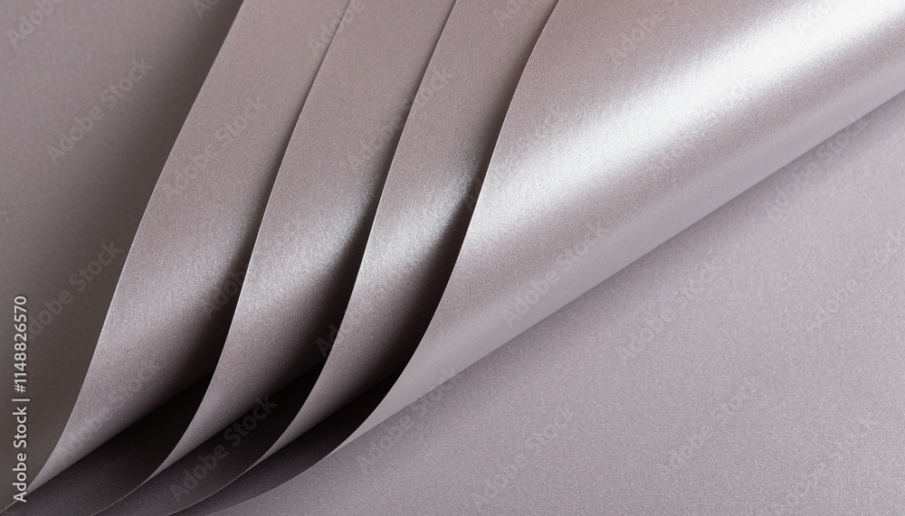 Poster soft gray paper texture with a metallic, glossy finish in taupe, sepia, and grayish pink with a subt