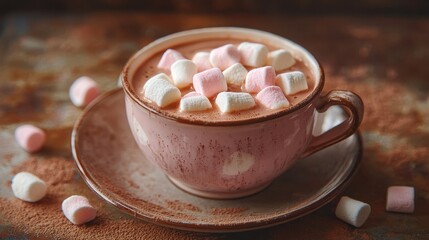 Hot chocolate with marshmallows