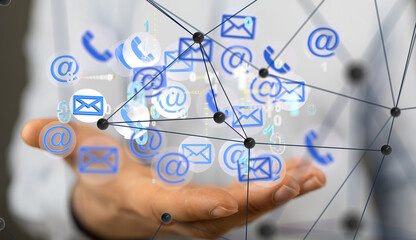 mail communication support contact concept service