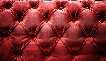 red leather upholstery