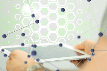 conference Digital Network and data concept 3d