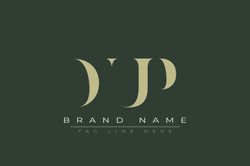 DUP abstract letter logo design. This logo is designed by three abstract letters.  © Mahamud