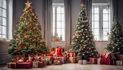 christmas background with christmas decorations, christmas background, christmas gifts