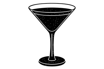 Vector Martini cocktail with olives and alcohol splash for cocktail bar or drink party. logo design with martini glass for bartender