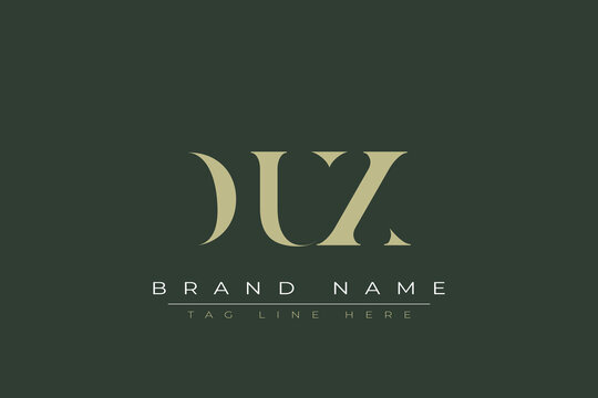 DUX abstract letter logo design. This logo is designed by three abstract letters. 