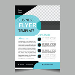 Abstract Business Flyer, Commercial Business Flyer Design, Marketing Agency Flyer Design, Creative Corporate Business Flyer Template