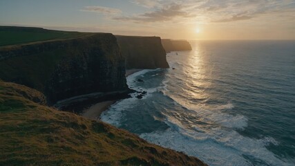 Cliffs overlooking the sea