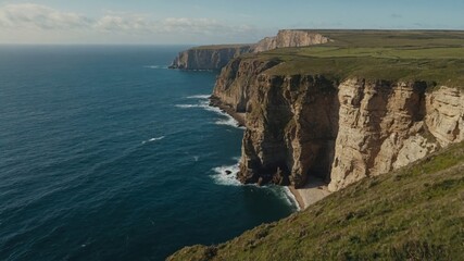 Cliffs overlooking the sea
