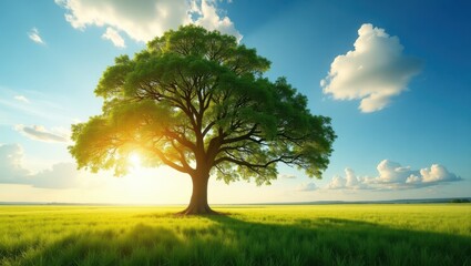 Obraz premium Tree in the sun