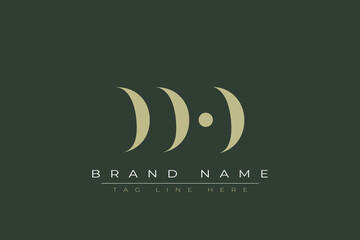 DDO abstract letter logo design. This logo is designed by three abstract letters. 