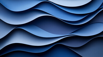 Minimalistic chaos on a vibrant blue background, blending symbolism of tranquility and disorder. A paradoxical interplay of simplicity and complexity, evoking emotional depth and curiosity