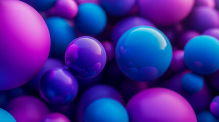 Spheres, purple, pastel, background picture