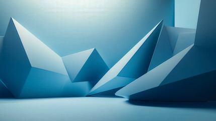 website background, gradient, 3d shapes geometry, futuristic design