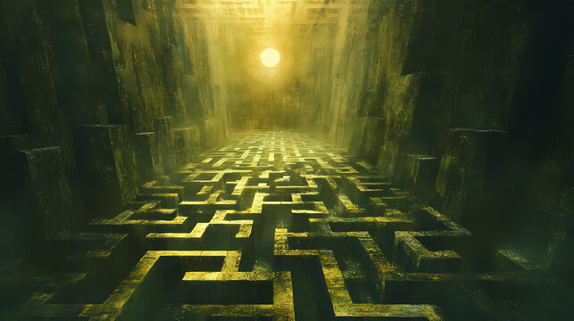 Decoding prosperity in the auric maze. auric. illustration. Auric. Illustration