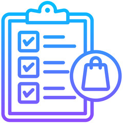 Shopping List Icon