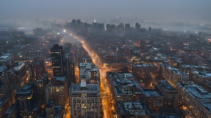 Fototapeta premium city skyline at night