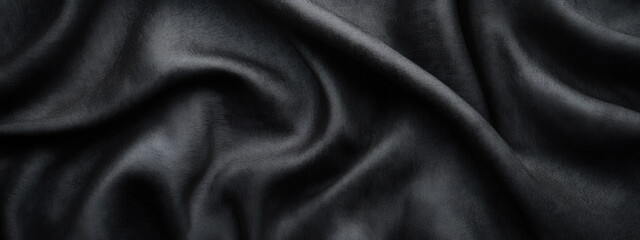 Fototapeta premium Smooth black background with subtle texture, creating a luxurious feel