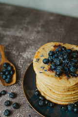 Blaubeer-Pfannkuchen vegan