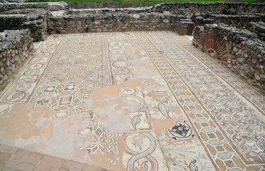 A view of the ancient city of Heraclea in Bitola, Macedonia