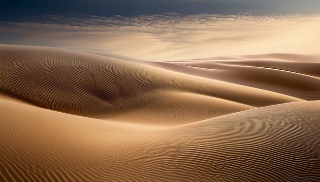 sand dunes in the desert - Powered by Adobe