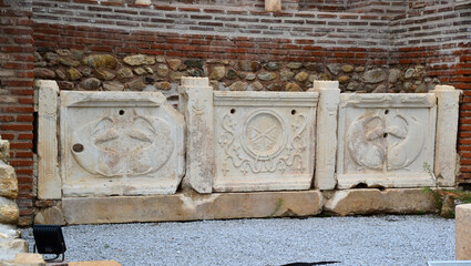 A view of the ancient city of Heraclea in Bitola, Macedonia