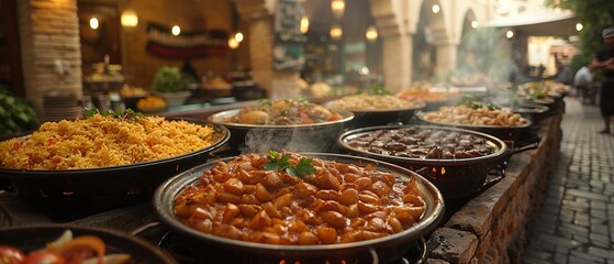 Delicious Omani Cuisine Buffet Machboos Shuwa Halwa More