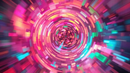 Swirling kaleidoscope of blurred neon hues, abstract dreamlike texture, abstract, trippy, graphic