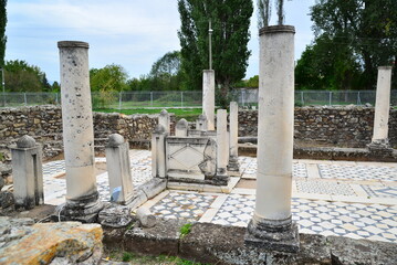 A view of the ancient city of Heraclea in Bitola, Macedonia