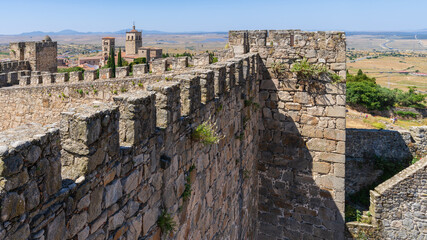 Fototapeta premium Castle of the monumental city of Trujillo, in Extremadura, Spain.