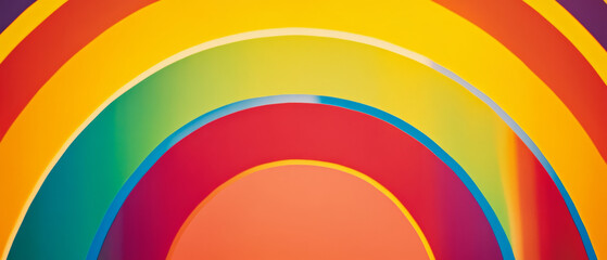 Obraz premium Vibrant abstract rainbow colors create stunning gradient effect