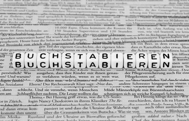 Buchstabieren