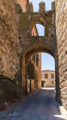 Fototapeta premium Street in the monumental city of Trujillo, in Extremadura, Spain.
