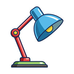 Customizable Desk Lamp Vector Illustration