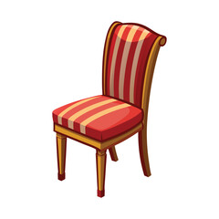 Fototapeta premium Customizable Dining Chair Vector Illustration