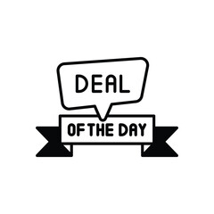 Deal of the day vector icon