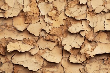Fototapeta premium Cork wall and floor tiles made from Quercus Suber L bark sourced from the Western Mediterranean Texture and background