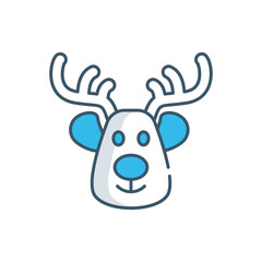 Reindeer vector icon