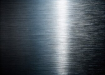 Dark Chrome Metal Texture Background with Copy Space - Silver Grey Grainy Gradient