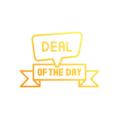 Deal of the day vector icon