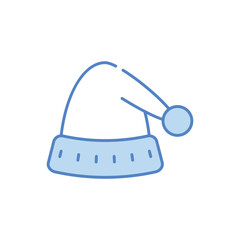 Santa hat vector icon