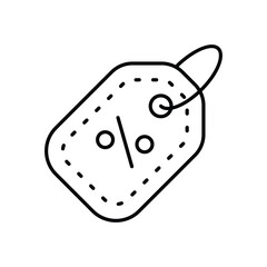 Discount tag vector icon