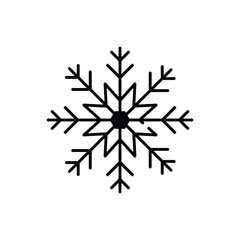 Snowflake vector icon