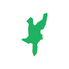 Bamiyan city msp icon vector design illustration, isolated on white background. 