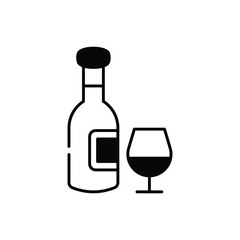 Wine  vector icon