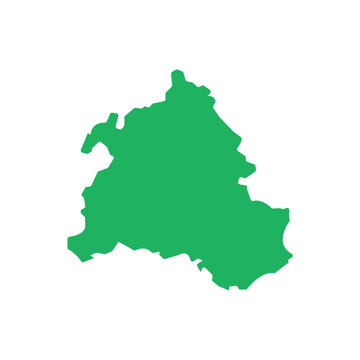 zabul province vector map icon design illustration, region in Afghanistan illustration. 